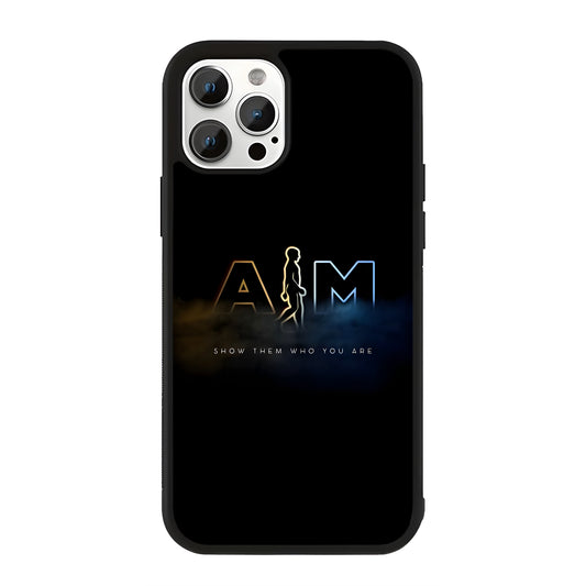 Aim Quote Glass Case Cover