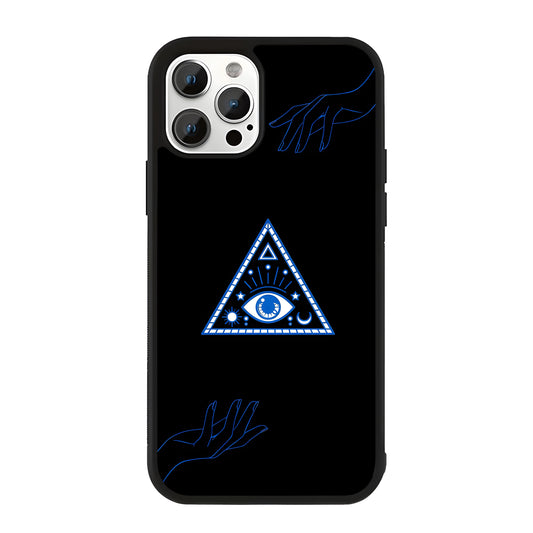Blue Illuminati Eye Glass Case