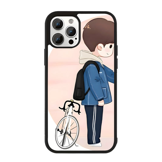 Cute Couple Love Glass Case