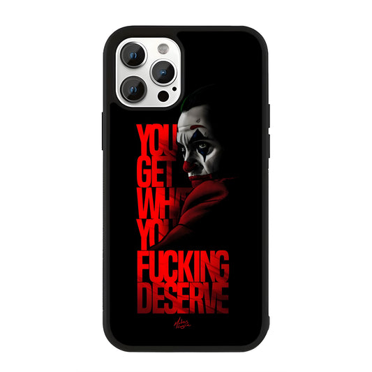 Deserving Attitude Quote Glass case Cover