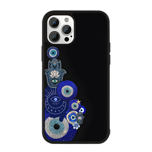 Evil Eye  Cluster Glass Case