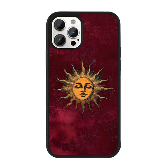 Golden sun Glass Case Cover