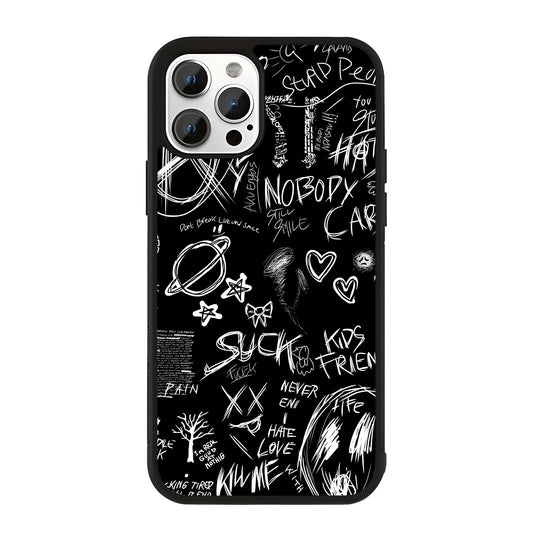Nobody Care Collage Glass Case Cover