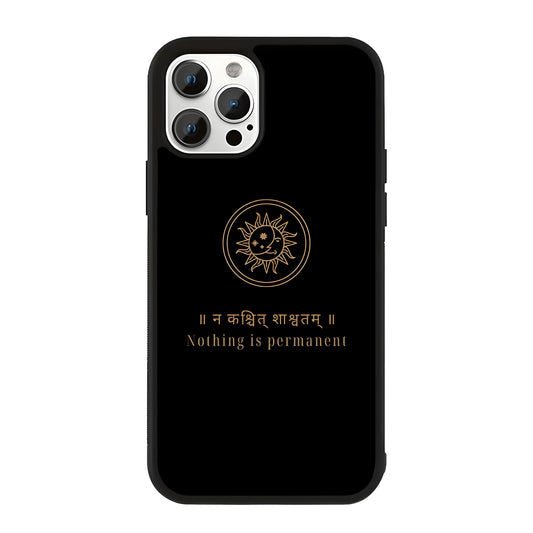 Nothing Is Permanent Glass Case Cover