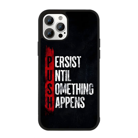 Push Quote Glass Case Cover