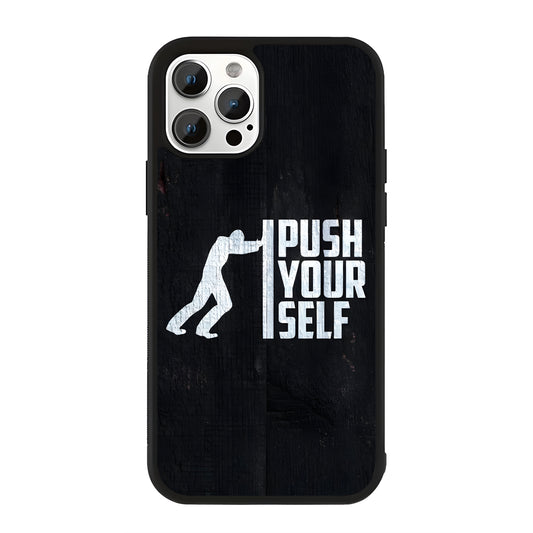 Push Yourself Glass Case Cover