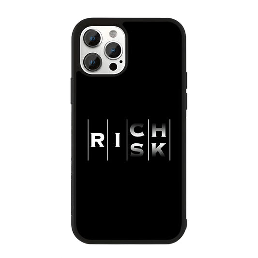 Take Risk Get Rich Glass case Cover